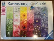 Ravensburger Jigsaw PUZZLE The Garden Palette No. 198948-1000 Pieces NIB