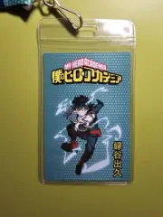 My Hero Academia Midoriya Anime Character Lanyard With ID Badge Holder New
