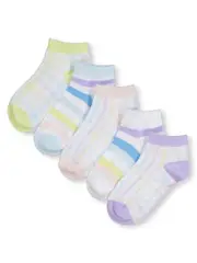 Girls Low Cut Fashion Sock 5 Pack