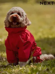 Red 4-Leg Waterproof Dog Coat (B11204) | $45 - $53