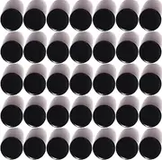 ZDZBLX Fridge Magnets, 40 Pcs Mini Magnets for Refrigerator, Whiteboard, Locker, Kitchen, Office - Round, Cute, Heavy Duty - Black