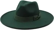 [Hcclijo] Roll-Up Brim Women's Men Wool Western Cowboy Hat Gentleman Jazz Sombrero Men Cap Cowgirl Bowler Cap 56-58CM