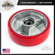 Pallet Jack Steer Wheel Assy for Eagleman ES Ultra-Poly on Aluminum EA E183-A-HD