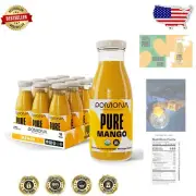 Organic Mango Juice, 12 Bottles of 8.4 oz – Ready to Drink, Gluten Free & Kosher