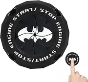 Start Stop Button Cover - Decal Interior Press Car Engine Start Stop Button Cover | one-touchh Push Start Button Cover | universall Button Decoration Protector or Most carss