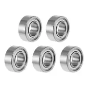 5pcs R188ZZ Ball Bearing 1/4"x1/2"x3/16" Double Shielded ABEC-3 Bearings