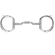 Myler Eggbutt with Hooks Low Port Comfort Snaffle MB 04