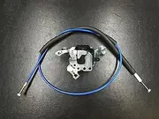POEXIR Sliding Door Lock Latch with Cable, for Toyota, Hiace Commuter 2005-2013 Boot Lid Solenoid(Door in Left)