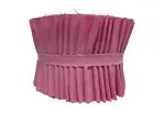 20 2.5" Pre Cut Jelly Roll Quilt Quilting Strips 100% Cotton Solid Bubble Gum