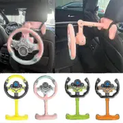 Electric Simulation Steering Wheel Toy With Sound And Light Educational Car Toy Child Car Simulation Toy Pink