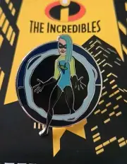 2024 Disney Mystery Pin Pixar The Incredibles Superhero Voyd Blue