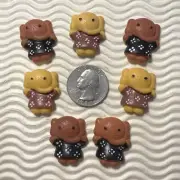 10 pcs x 1" Resin Baby Elephant Girl Flatback Embellishment/Card/Cute SB188