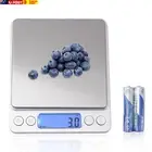 3000G Digital Kitchen Food Scale with 0.1G Accuracy, Tare Function, and LCD Disp