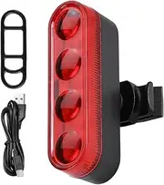 Cycle Lights for Night Riding | Powerful LED Cycle Light,Multifunctional Bikes Lighting Tools, Rechargeable Scooter Red Taillight for Outdoor