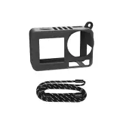 Silicone Protective Cover Lens Cover Camera Rope For OSMO ACTION 5 PRO ###