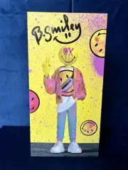 MIGHTY JAXX 50th Anniversary Edition-Andre Saraiva x Smiley Vinyl Art Statue NEW