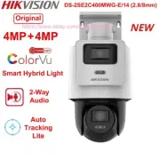 Hikvision TandemVu 4MP+4MP DS-2SE2C400MWG-E/14 PT Camera PoE 2-Way Audio 2.8/8mm