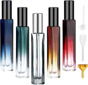 Segbeauty Glass Perfume Bottle Set, 5 Pack of 10ML Portable Perfume Travel Refil