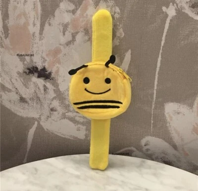 wrist purse plush - Yellow Bee