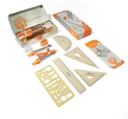 Geometry Set for Students, Math Protractor Compass, Box of Protactors Kit for Cl