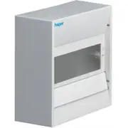 Hager GD106T Gamma Series Loadcentre, Enclosure, Circuit Breaker Cover, Surface Mount, IP30, 6 Pole, 6 Module, No Door