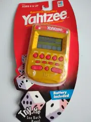 Yahtzee Pocket Electronic Gold 2002 Hasbro Working NEW NIP Limited Edition