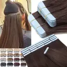 CLEARANCE Invisible Tape In On 100% Human Remy Hair Extensions Skin Weft 12"-22"