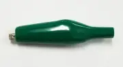 Sato Parts # C-4-L-G, 43mm Alligator Clip with Green Boot 7A @ 30V