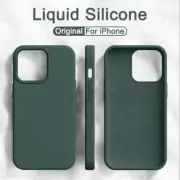 Liquid Silicone Case for iPhone 11 14 13 12 15 Pro Max Phone Cases for iPhone 13