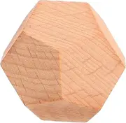 ERINGOGO Blank Wooden Dice for DIY Crafts and Educational Games Unfinished Wood Cubes for Adults for Math Learning Table Games and Fun Gatherings