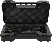 Instrument Microphone,Cordless Saxophone Microphone System,Instrument Microphone Gooseneck Wired Condenser Mic Universal Clip On for Clarinet Flute Black