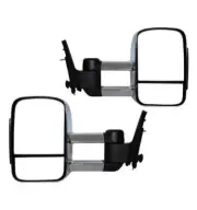 Tuff Terrain Extendable Towing Mirrors Fits DMax 03-11 Rodeo 03-08 Chrome Ect