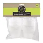 30pc Lemon & Lime Clear 120ml Salad Sauce Dressing Containers/Storage w/ Lid