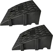 2 Kerb Ramps for 13cm High, Portable, Heavy Duty Threshold Ramp for Driveway, Doorways, Loading Dock, Sidewalk, Vehicle, Scooter, Motorcycle, Wheelchair, Skateboard