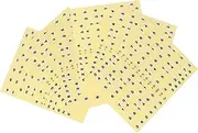 OFFIGAM 7pcs Guitar Fretboard Sticker Pack Stickers for Boys and Girls Easy Install Remove Thin Background Material