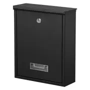 Locking Mailbox Wall Mount, Wall Mounted Mailbox with Key Lock, Large Key lock