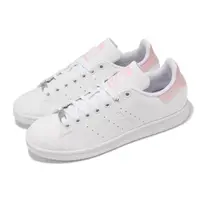 在飛比找momo購物網優惠-【adidas 愛迪達】休閒鞋 Stan Smith J 大