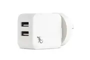 Gecko Universal Dual USB Ports 3.1A Smart Wall Charger Plug for Mobile Phones WH