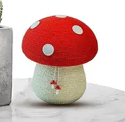 Cat Scratcher - Mushroom Cat Scratching Post - Interactive Ergonomic Kitten Play Post Vertical Design for Pet Birthday Indoor Outdoor