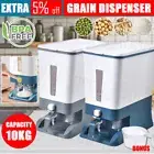 Auto Grain Case Cereal Dispenser Storage Box Kitchen Food Rice Container Cup AU