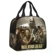a2613 Horror Zombie The Walking Dead Insulated Lunch Tote Bag Portable Bento Box Work School sz1122