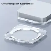 For Mac Mini/Mac Studio Acrylic Crystal Dustproof Base Desktop Support Bracket