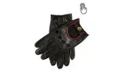 Dents Mens Silverstone Touchscreen Driving Gloves - Black Berry