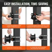 For Cantilever Sliding Gate Kit H-Shaped Groove 4 Track Wheels Heavy Duty