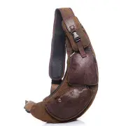 Men Canvas Travel Hiking Riding Crossbody Shoulder Bag Sling Chest Casual Bags