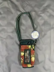 Picnic At Ascot Wine Bag Green/ Lemon Tree Print Brunch Garden