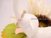 NEW Authentic PANDORA Rose MODERN LOVEPODS Stacking Ring 187295CZ 58 8.5 RETIRED