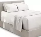 Hearth & Harbor Extra Deep Pocket Queen Sheet Set - Fits Mattresses up to 24 Inc
