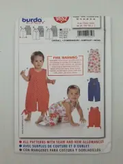 Burda Sewing Pattern 9652 Toddler Jumpsuit Pattern Size US 6M-3 EUR 68-98 NEW