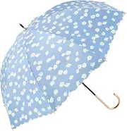 ビコーズ(Because) Bicause B-957421 Long Umbrella PU Floret Sax